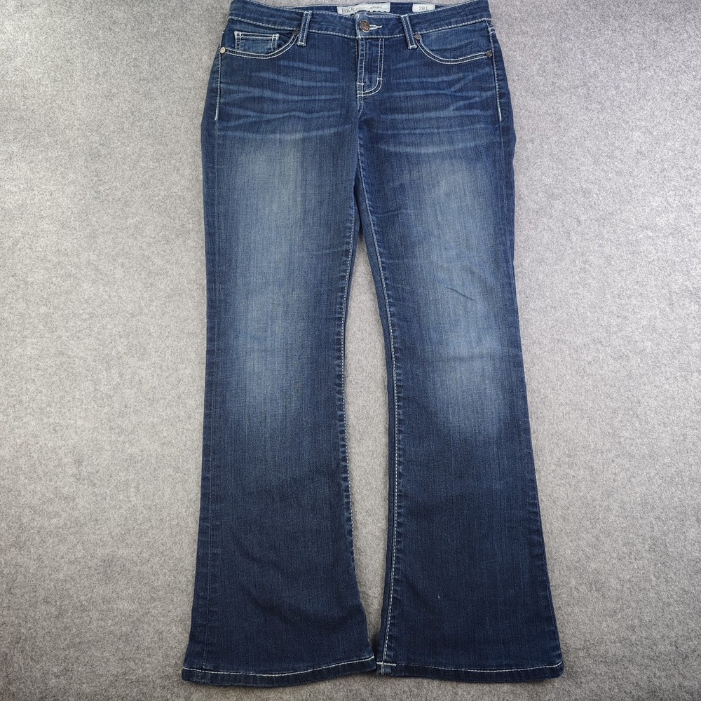BKE Stella Bootcut Jeans Women's 28x33.5 Blue Medium Wash Stretch Denim 32x31